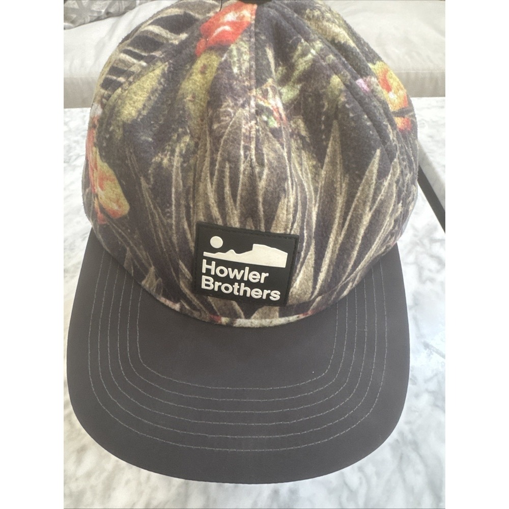 Howler Bros SnapBack Hat Camo W Front Patch Adjustable Cap Men's Outdoor Cotton